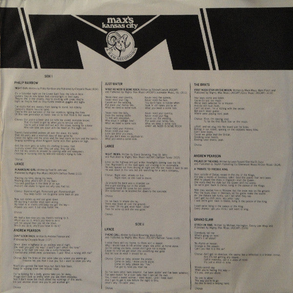 Various : Max's Kansas City Volume II 1977 (LP, Comp)