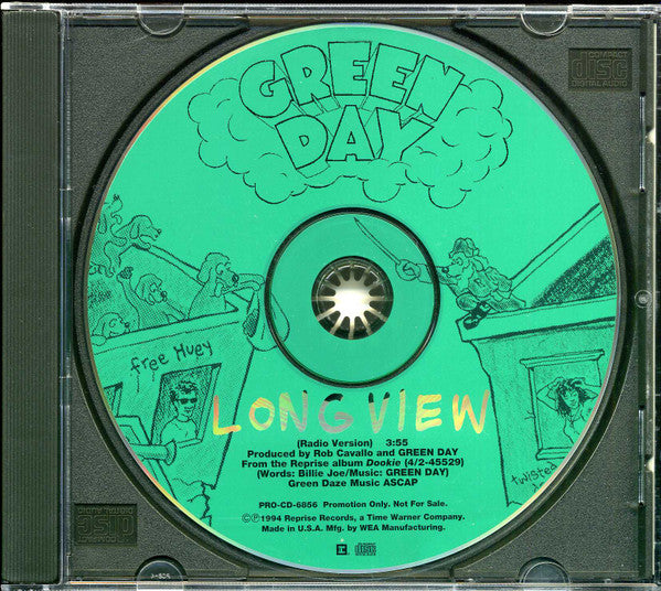 Green Day : Longview (CD, Single, Promo)