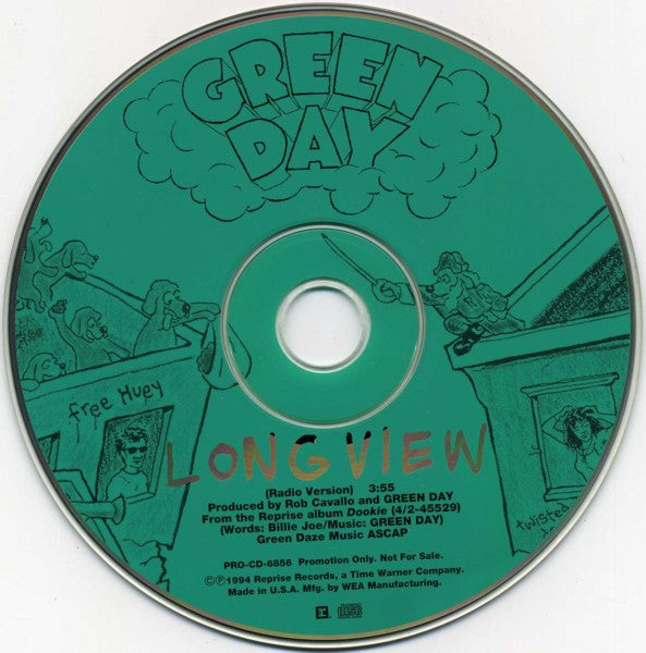 Green Day : Longview (CD, Single, Promo)