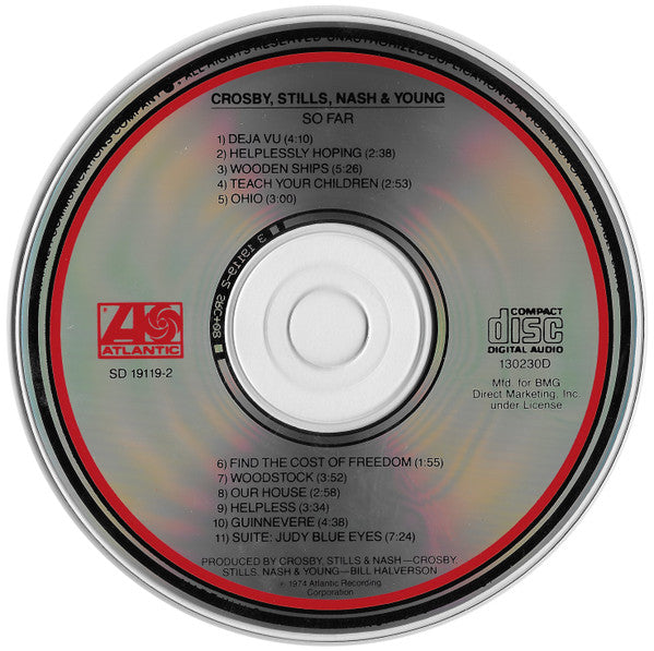 Crosby, Stills, Nash & Young : So Far (CD, Comp, Club, RE, BMG)