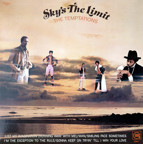 The Temptations : Sky's The Limit (LP, Album, RE)