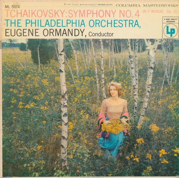 Tchaikovsky* - The Philadelphia Orchestra, Eugene Ormandy : Symphony No. 4 In F Minor, Op. 36 (LP, Album, Mono)
