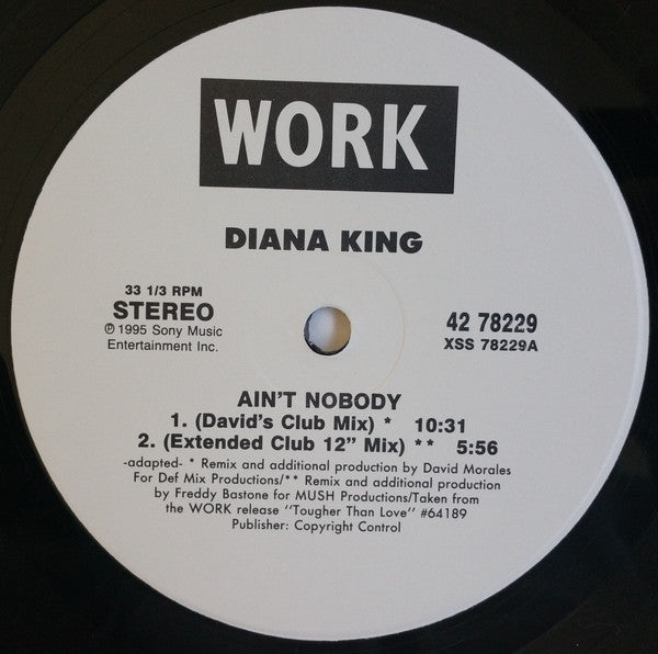 Diana King : Ain't Nobody (12")