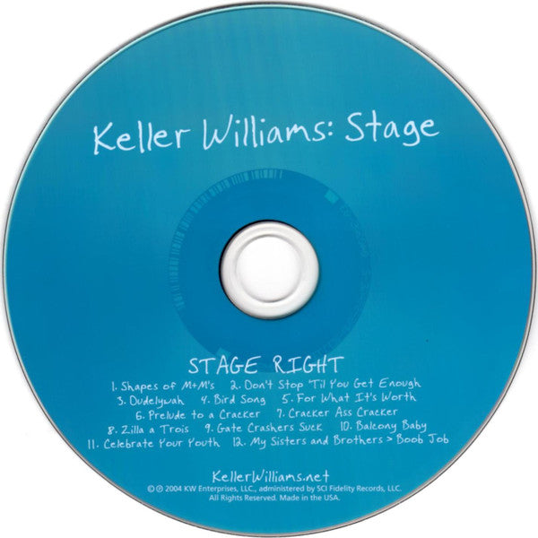 Keller Williams : Stage (2xCD, Album)