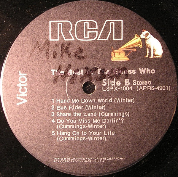The Guess Who : The Best Of The Guess Who (LP, Comp, RE, Bla)