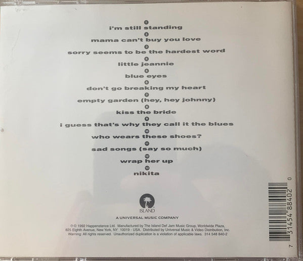 Elton John : Greatest Hits 1976-1986 (CD, Comp, RE, RM)