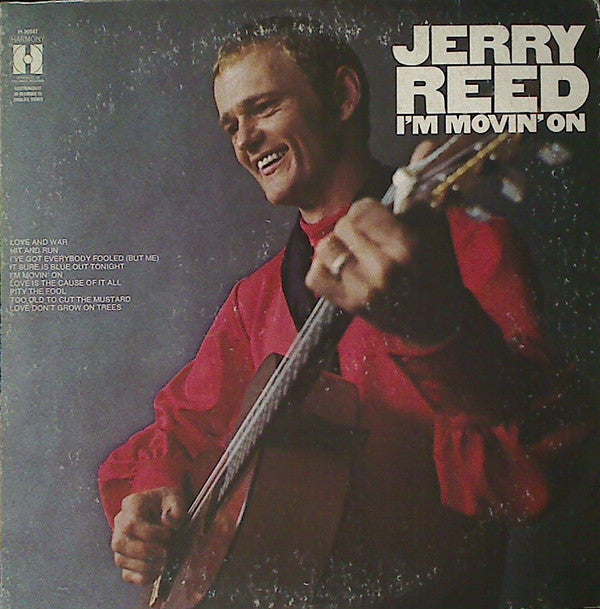 Jerry Reed : I'm Movin' On (LP, Album, Comp, Pit)