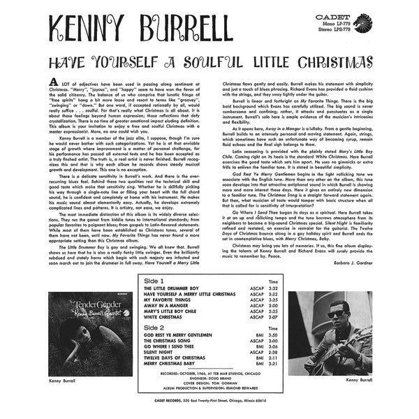 Kenny Burrell : Have Yourself A Soulful Little Christmas (LP, Album)