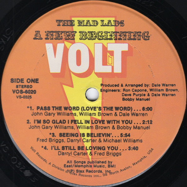 The Mad Lads : A New Beginning (LP, Album)