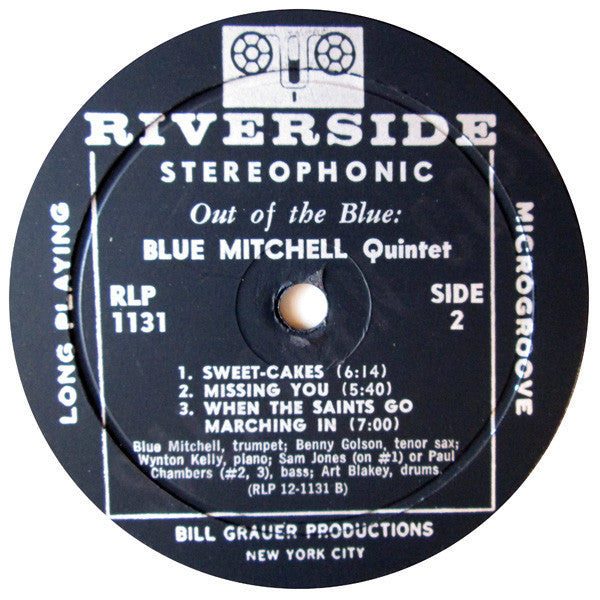 Blue Mitchell : Out Of The Blue (LP, Album)