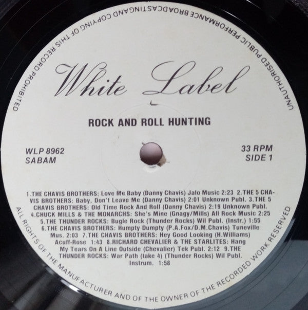 Various : Rock And Roll Hunting (LP, Comp)