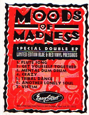 Moods Of Madness : Moods Of Madness EP (2x12", EP, Ltd, Blu)