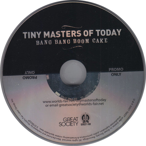 Tiny Masters Of Today : Bang Bang Boom Cake (CD, Album, Promo)