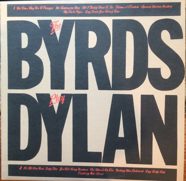 The Byrds : The Byrds Play Dylan (LP, Comp, Promo)