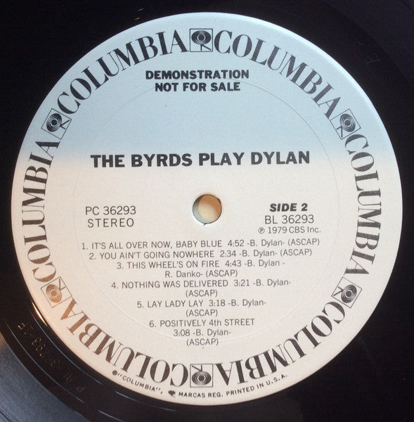 The Byrds : The Byrds Play Dylan (LP, Comp, Promo)