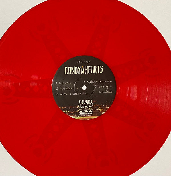 Candy Hearts : The Best Ways To Disappear (12", S/Sided, EP, Etch, Red)