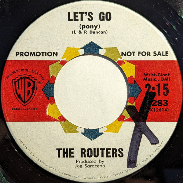 The Routers : Let's Go (Pony) (7", Single, Promo)