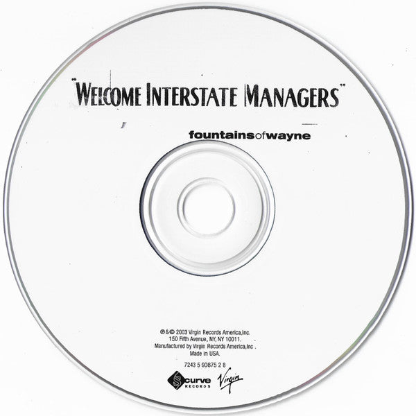 Fountains Of Wayne : Welcome Interstate Managers (CD, Album)