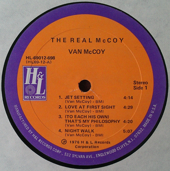 Van McCoy : The Real McCoy (LP, Album, She)