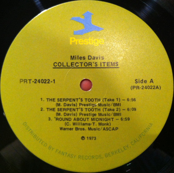 Miles Davis : Collector's Items (2xLP, Comp, Mono, RM, Gat)