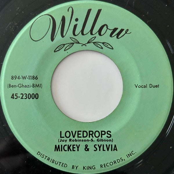 Mickey & Sylvia : Baby You're So Fine / Lovedrops (7", Single)