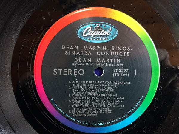 Dean Martin, Frank Sinatra : Dean Martin Sings Frank Sinatra Conducts (LP, Album, Scr)