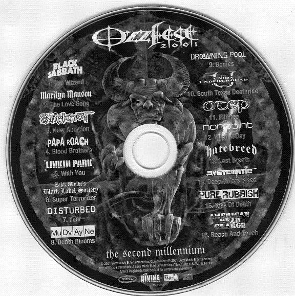 Various : Ozzfest 2001 - The Second Millennium (CD, Comp, Ltd)