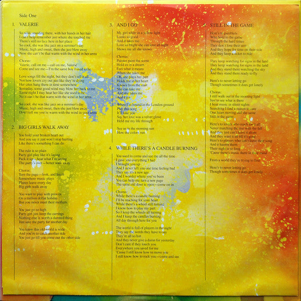 Steve Winwood : Talking Back To The Night (LP, Album, Los)