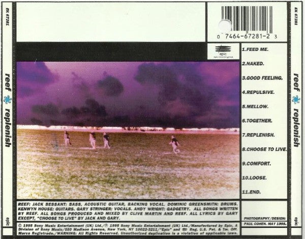 Reef : Replenish (CD, Album)