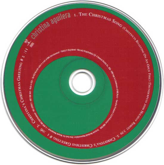 Christina Aguilera : The Christmas Song (Chestnuts Roasting On An Open Fire) (CD, Single, Promo)