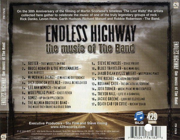 Various : Endless Highway - The Music Of The Band (CD, Comp)