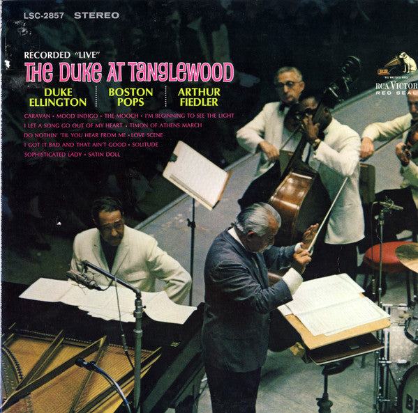 Duke Ellington • Boston Pops Orchestra • Arthur Fiedler : The Duke At Tanglewood (LP, Album)