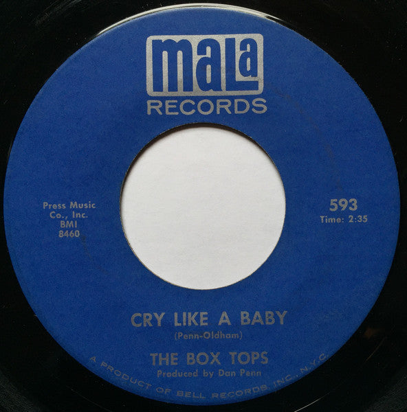 Box Tops : Cry Like A Baby  (7")
