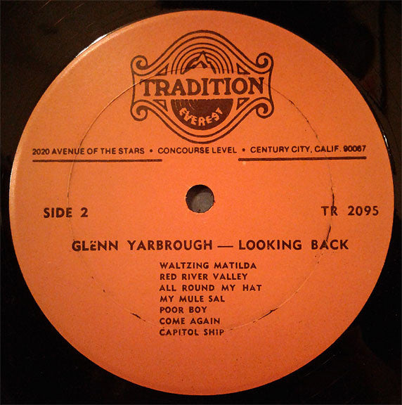 Glenn Yarbrough : Looking Back (LP, Album, RE)