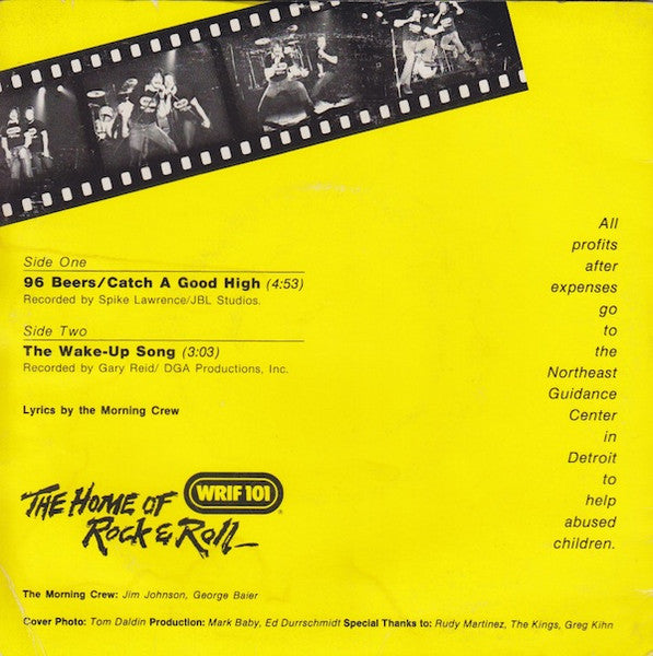 The Morning Crew : 96 Beers/Catch A Good High / The Wake-Up Song (7")