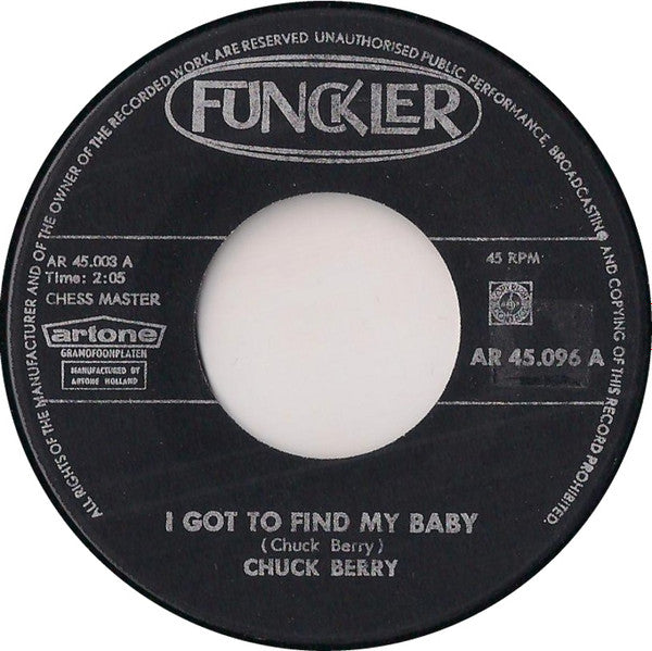Chuck Berry : I Got To Find My Baby / Mad Lad (7", Single)