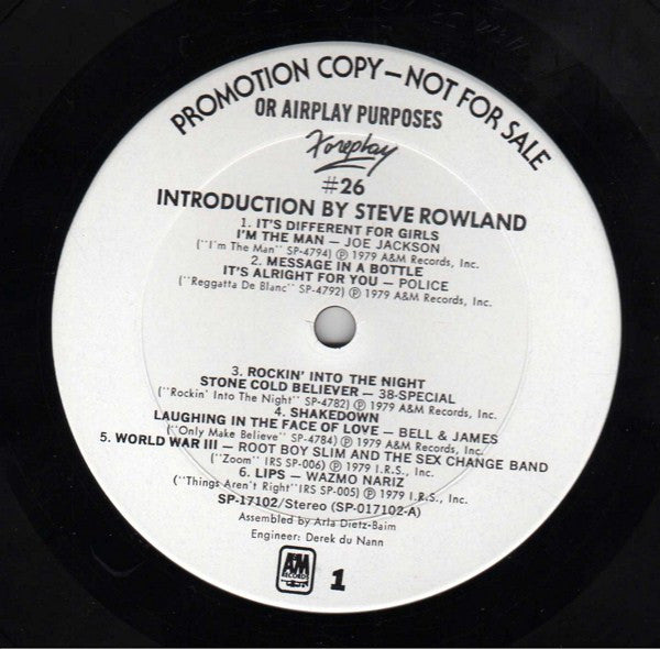 Various : Foreplay #26 (12", S/Sided, Promo, Smplr)