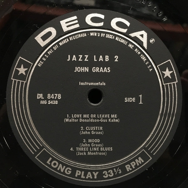 John Graas : Jazz Lab 2 (LP, Album)