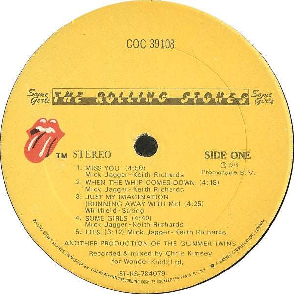 The Rolling Stones : Some Girls (LP, Album, 2nd)
