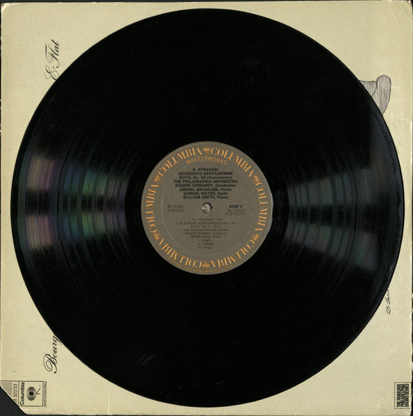 Eugene Ormandy / Richard Strauss, The Philadelphia Orchestra / Mason Jones (2) : Bourgeois Gentilhomme Suite / Horn Concerto No.1 In E-Flat (LP, Album)