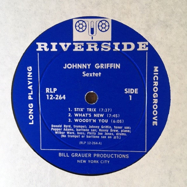 Johnny Griffin Sextet : Johnny Griffin Sextet (LP, Album, Mono)