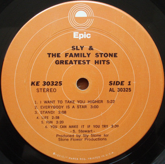 Sly & The Family Stone : Greatest Hits (LP, Comp, RE, Gat)