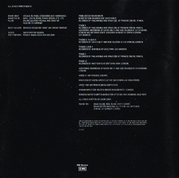 David Gray : Sell, Sell, Sell (CD, Album)