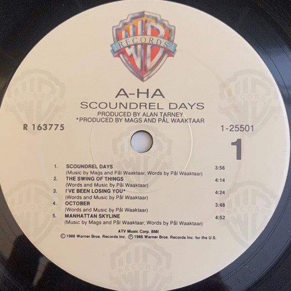 a-ha : Scoundrel Days (LP, Album, Club)