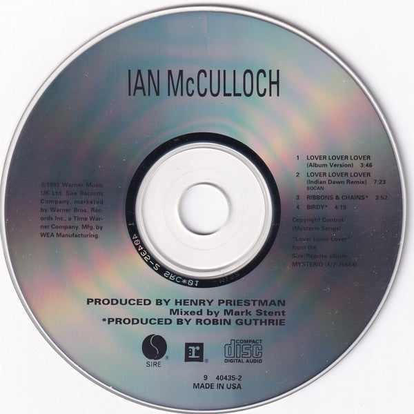 Ian McCulloch : Lover Lover Lover (CD, Maxi, Dig)