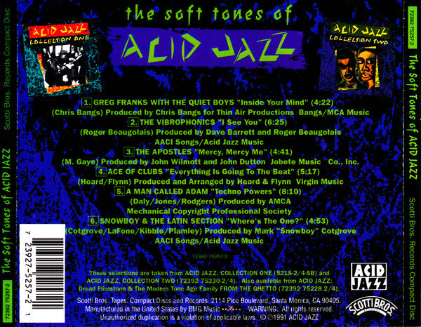 Various : The Soft Tones Of Acid Jazz (CD, Comp)