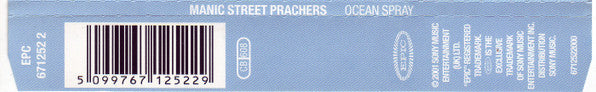 Manic Street Preachers : Ocean Spray (CD, Single)