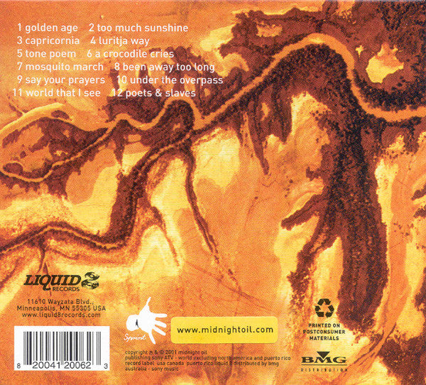 Midnight Oil : Capricornia (CD, Album, Enh)