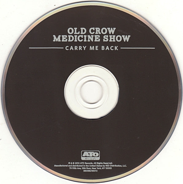 Old Crow Medicine Show : Carry Me Back (CD, Album, Dig)