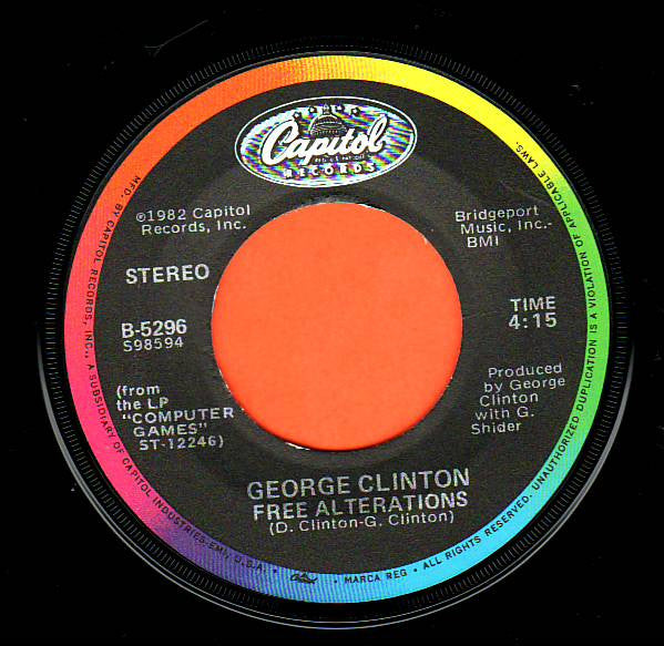 George Clinton : Nubian Nut (7", Single, Win)